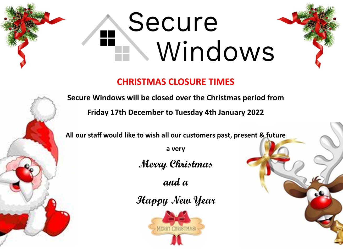 Christmas Closure